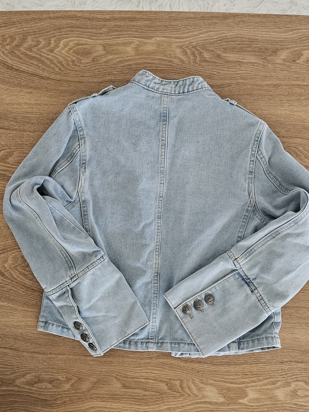 Funky locomotive jean jacket - Picture 4 of 4